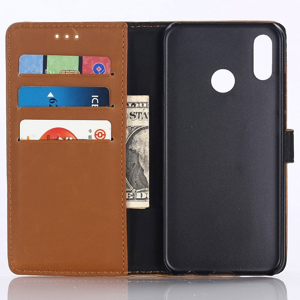 Huawei P20 Lite (2018) Wallet Leather Case Brown