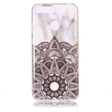 Huawei Y6 (2018) TPU Case - White Marble Print