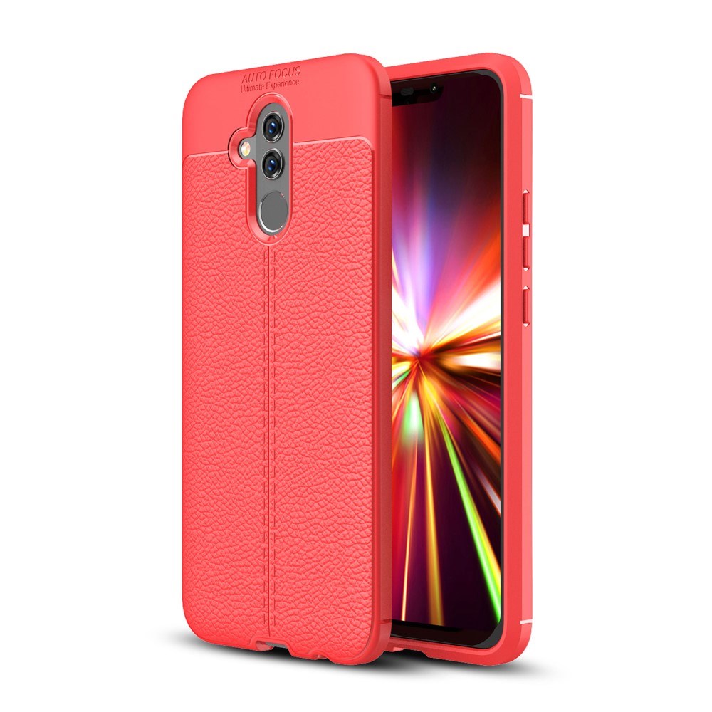 Huawei Mate 20 Lite Litchi Texture TPU Case Red