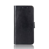 Huawei Mate 20 Pro Sleek Leather Wallet Case Black