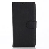 Huawei P Smart (2019) Leather Wallet Case Black