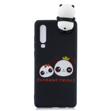 Huawei P30 Case 3D - Diamond Prince - Black