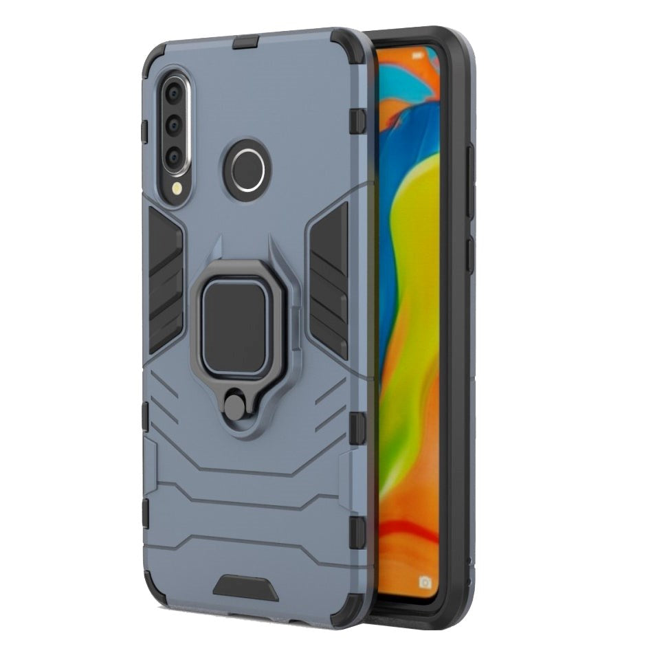 Huawei P30 Lite Tough Case w. Magnetic Kickstand Blue