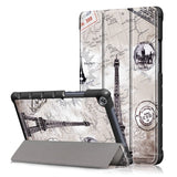 Huawei MediaPad M5 Lite 8 Leather Case w. Fold & stand function - Eiffel Tower