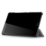 Huawei MediaPad M5 Lite 8 Tri-Fold Leather Case Grey