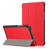 Huawei MediaPad M5 Lite 8 Tri-Fold Leather Case Red