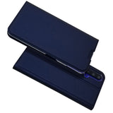 Huawei Nova 5T / Honor 20 Magnetic Leather Case w. Card Holder Dark Blue