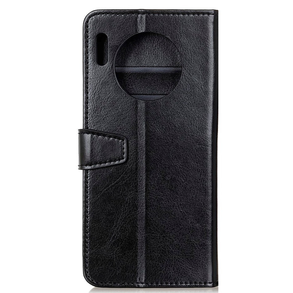 Huawei Mate 30 Pro Neutral Leather Wallet Case Black