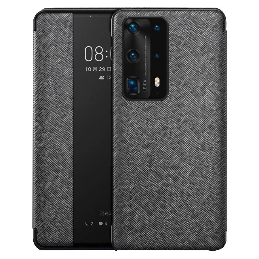 Huawei P40 Smart View Window Case - Black