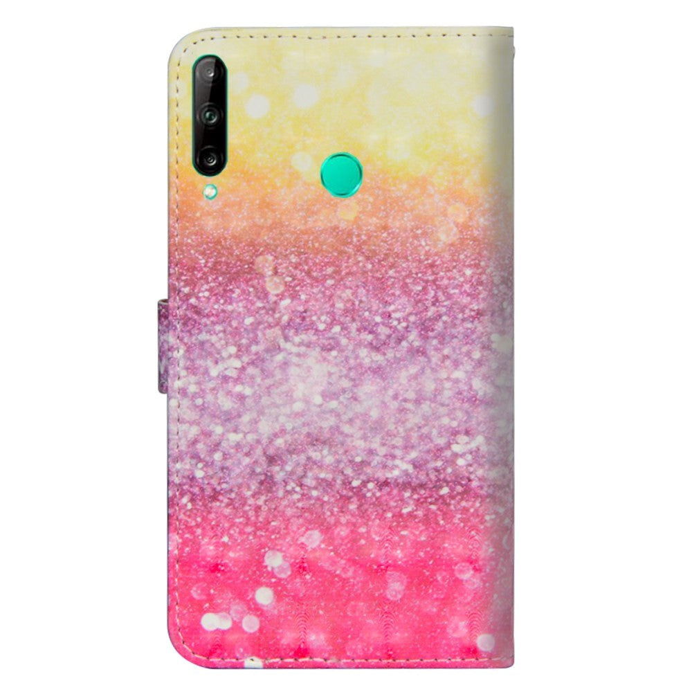 Huawei P40 Lite E Light Spot Leather Wallet Case & Strap - Ombre