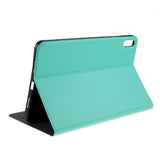 Huawei MatePad 10.4 Leather Case w. Stand - Cyan