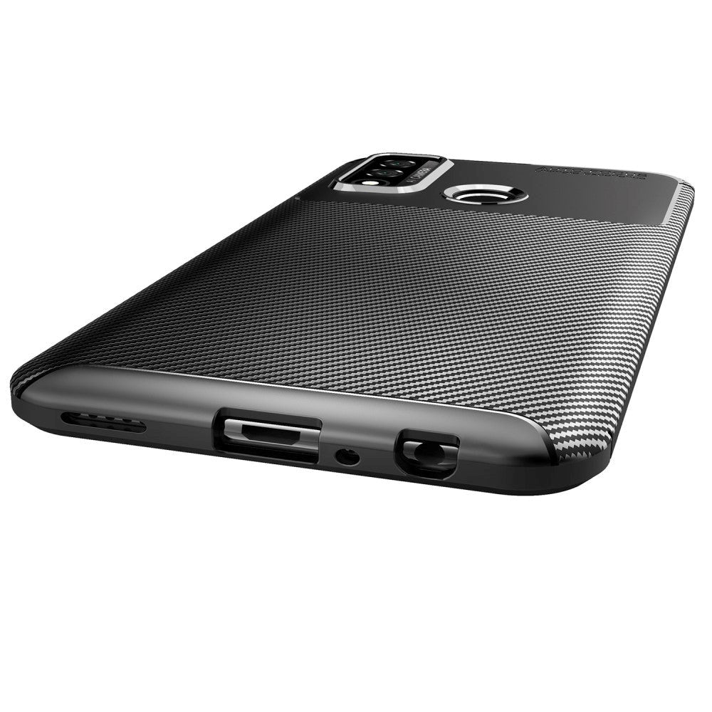 Huawei P Smart (2020) Carbon Fiber Case - Black