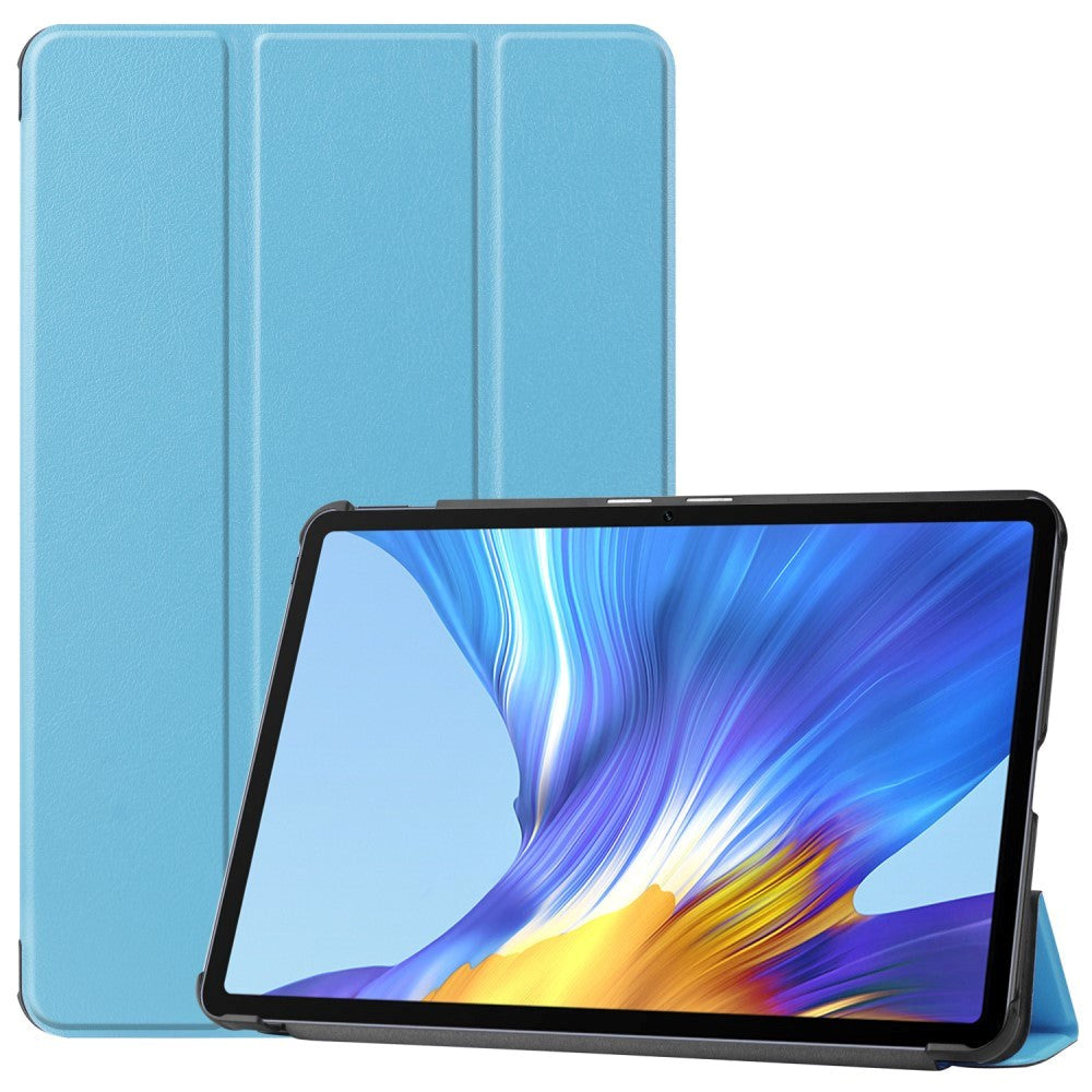 Huawei MatePad 10.4 Tri-Fold Leather Case - Light Blue