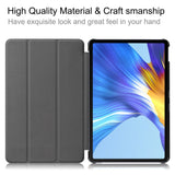 Huawei MatePad 10.4 Tri-Fold Leather Case - Grey