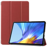 Huawei MatePad 10.4 Tri-Fold Leather Case - Brown