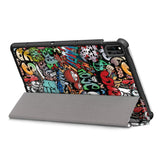 Huawei MatePad 10.4" Leather Case - Cartoon Graffiti