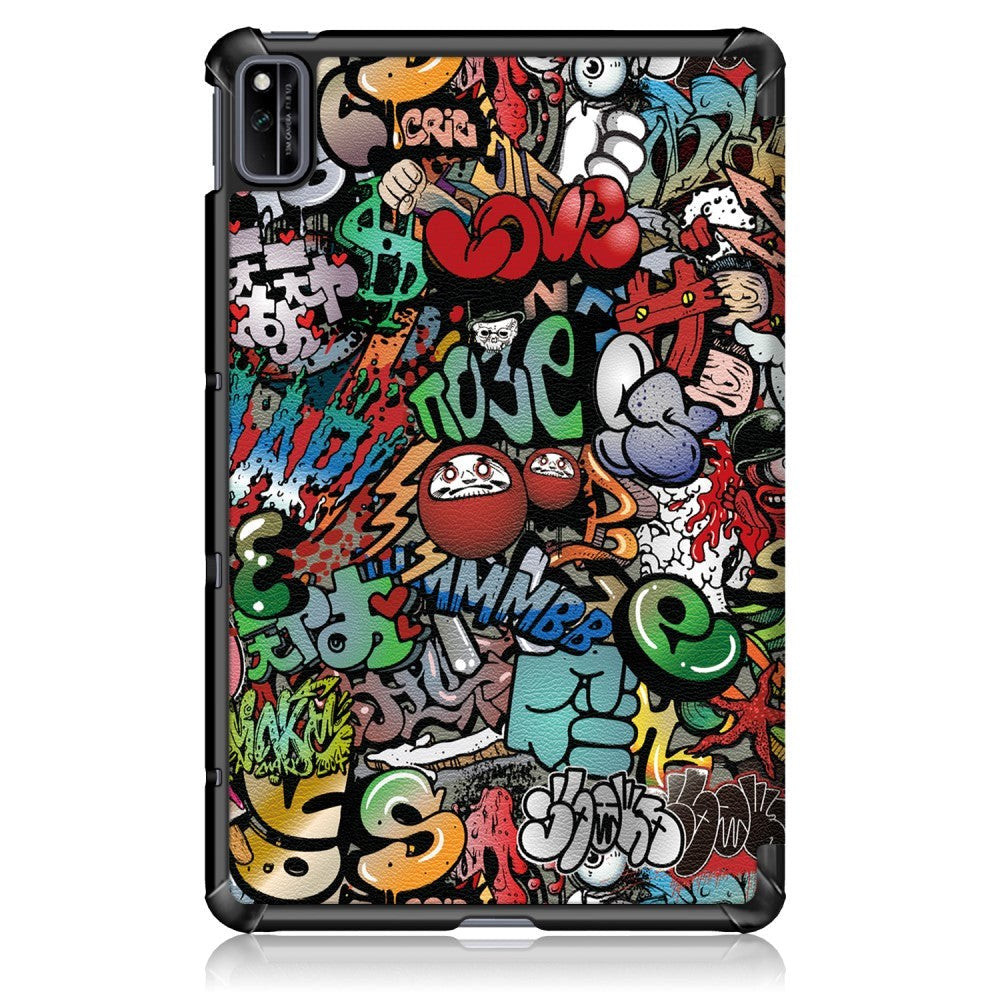 Huawei MatePad 10.4" Leather Case - Cartoon Graffiti