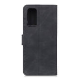 Huawei P Smart (2021) KHAZNEH Retro Leather Wallet Case - Black