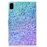 Huawei MatePad 10.4" Case w. Stand & Card Holder - Colorful Sequins