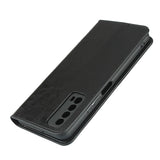 Huawei P Smart (2021) Neutral Leather Wallet Case - Black