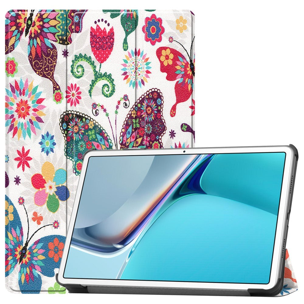 Huawei MatePad 11 Tri-fold Flip Case with Sleep Function - Butterflies