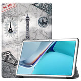 Huawei MatePad 11 Tri-fold Flip Case w. Sleep Function - Eiffel Tower