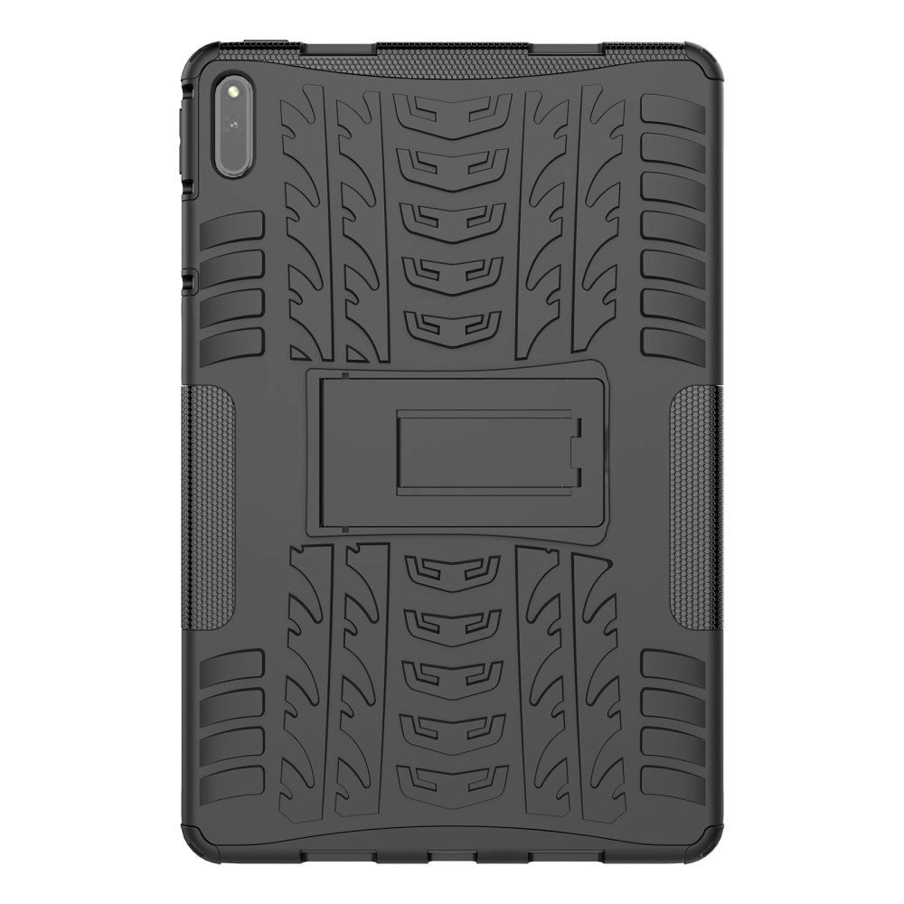 Huawei MatePad 11 Tough Case w. Tire Design & Stand Mode - Black