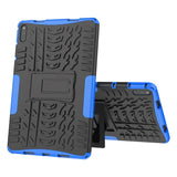 Huawei MatePad 11 Tough Case w. Tire Design & Stand Mode - Black & Blue