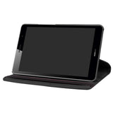 Huawei MediaPad T3 8" Case - Leather Case w. 360 Degree Stand Black