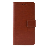 Motorola One Action Neutral Leather Wallet Case - Brown