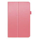 Lenovo Tab M8 (2nd Gen.) 8" Litchi Leather Case w. Stand & Magnetic Lock - Pink