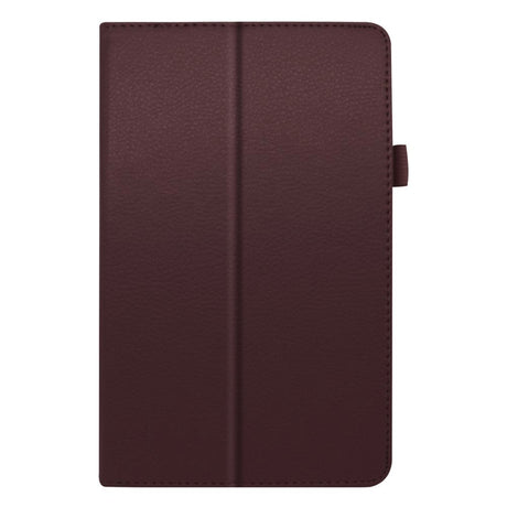 Lenovo Tab M8 (2nd Gen.) 8" Litchi Leather Case with Stand Function & Magnetic Lock - Brown