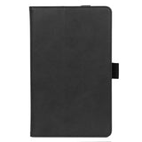 Lenovo Tab M8 (2nd. Gen) Leather Case with Card Holder & Stand - Black