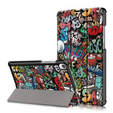 Lenovo Tab M8 (2nd Gen.) 8" Leather Case w. Folding & Standing - Graffiti