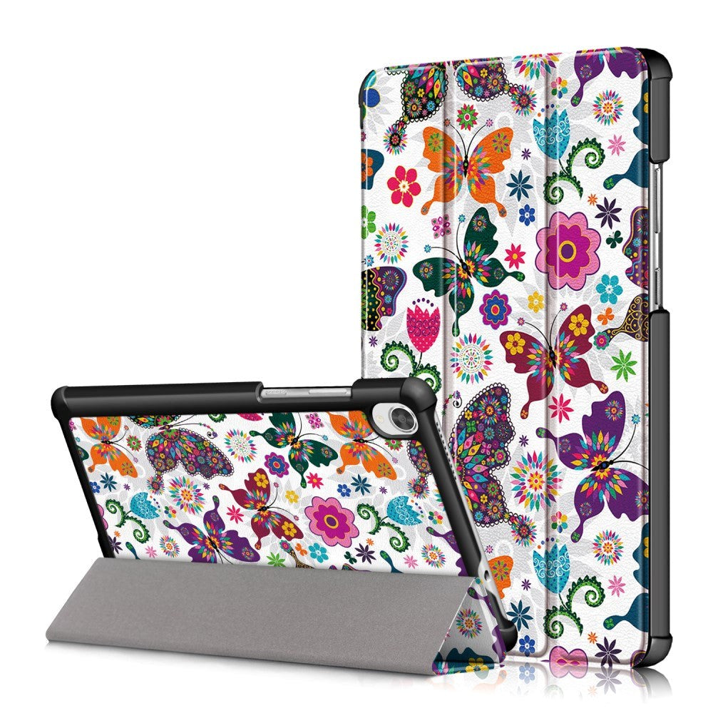 Lenovo Tab M8 (2nd Gen.) 8" Leather Case w. Folding & Standing - Butterflies