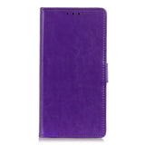 Motorola Edge+ (Plus) Neutral Leather Wallet Case - Purple