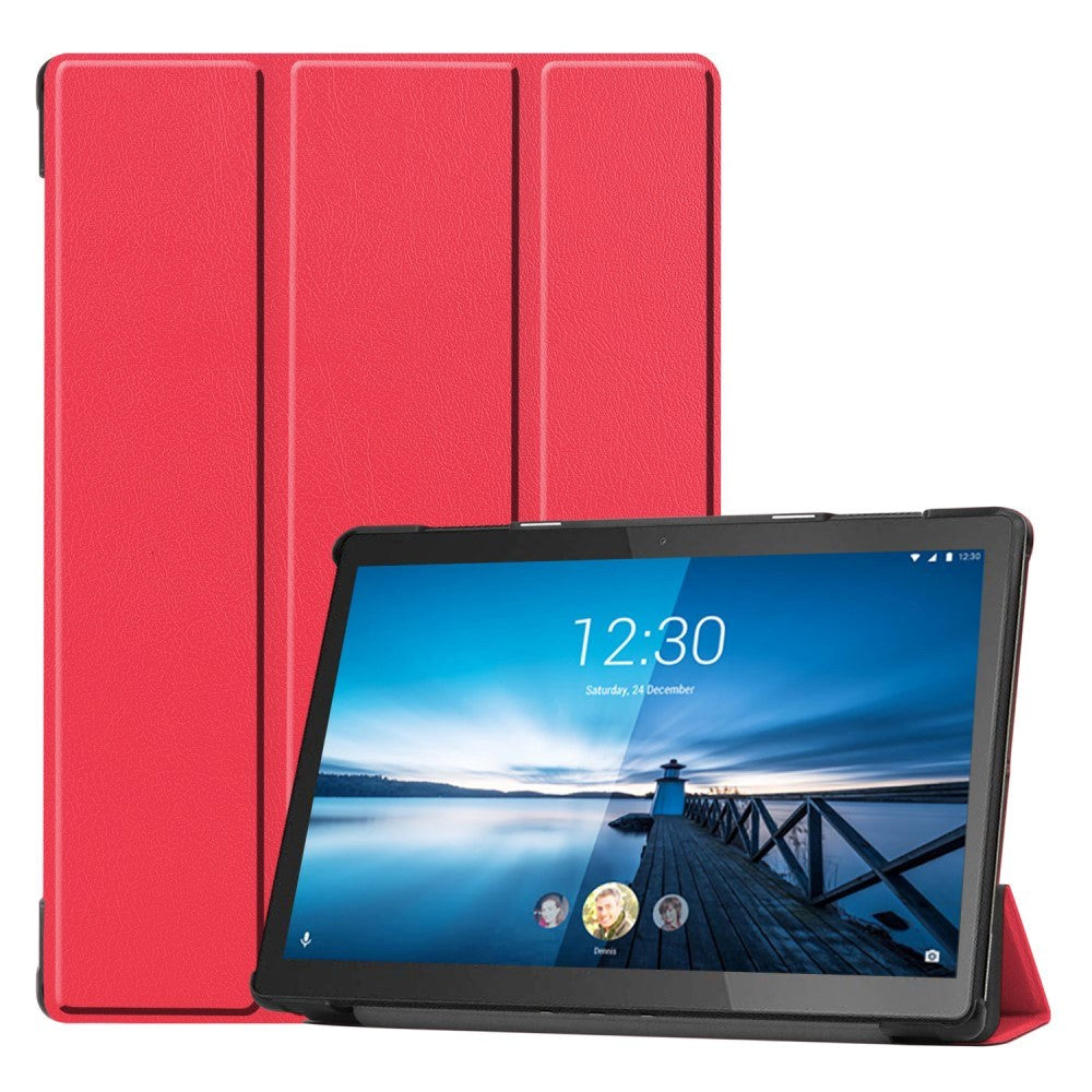 Lenovo Tab M10 FHD REL (TB-X605FC / LC) Flip Case with Tri-fold - Red