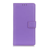 Motorola Moto G9 Plus Wallet Leather Case - Purple