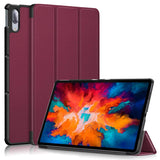 Lenovo Tab P11 Pro Tri-fold Flip Case w. Sleep / Wake-up Function - Bordeaux