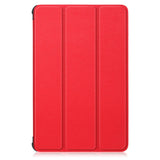 Lenovo Tab P11 Pro Tri-fold Flip Case w. Sleep / Wake-up Function - Red