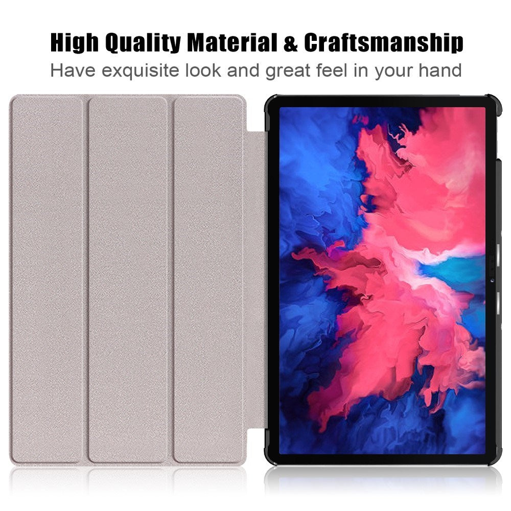 Lenovo Tab P11 / P11 (5G) / P11 Plus Tri-fold Flip Case with Sleep / Wake-Up Function - Blue