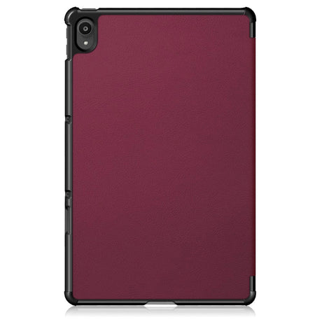 Lenovo Tab P11 / P11 (5G) / P11 Plus Tri-fold Flip Case w. Sleep / Wake-up Function - Bordeaux