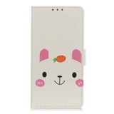 Motorola Moto G100 Leather Wallet Case - Rabbit