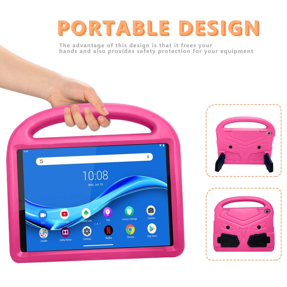 Lenovo Tab M10 HD 10.1" (TB-X505F) / FHD 10.1" (TB-X605) Kids Case w. Kickstand - Pink