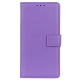 Motorola Moto E7 Power / E7i Power Leather Wallet Case - Purple