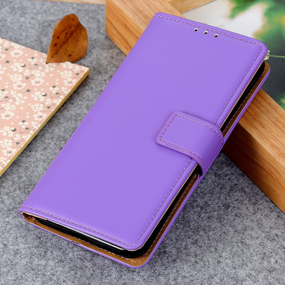 Motorola Moto E7 Power / E7i Power Leather Wallet Case - Purple