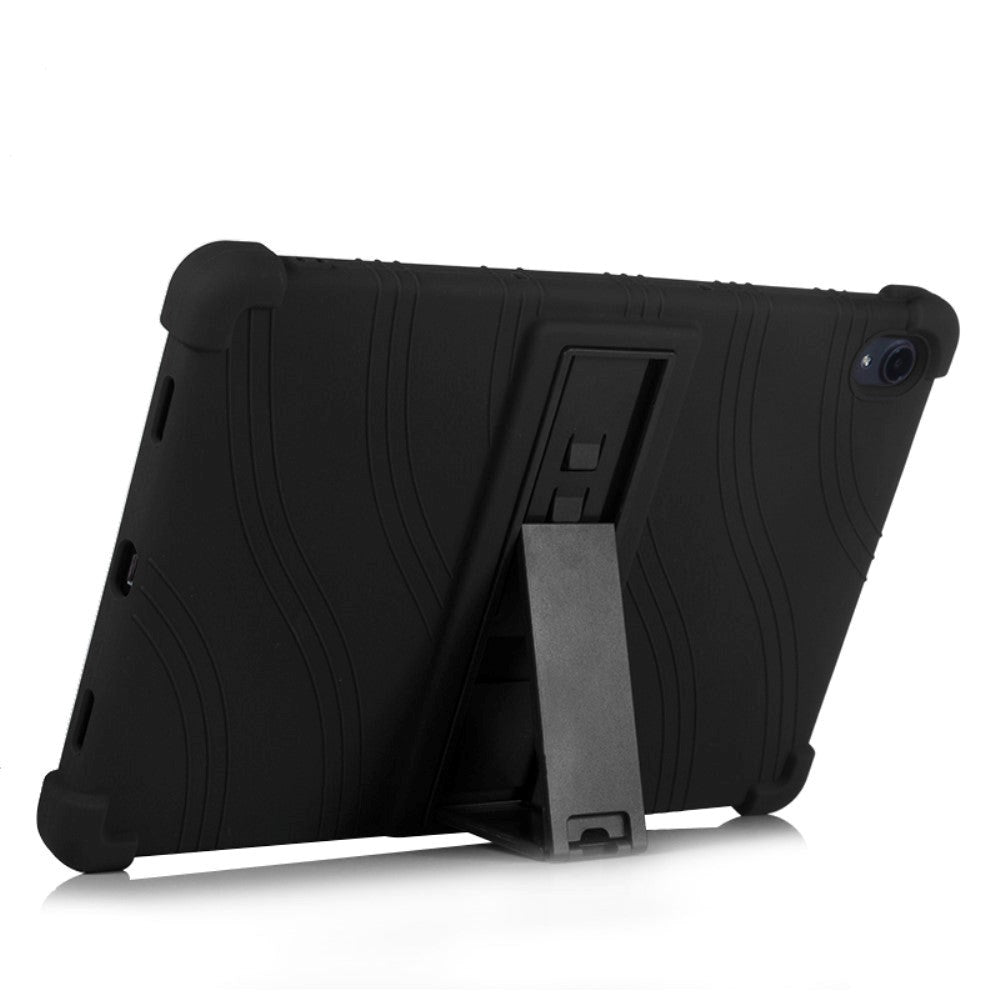 Lenovo Tab P11 / P11 (5G) / P11 Plus Silicone Case w. Kickstand - Black