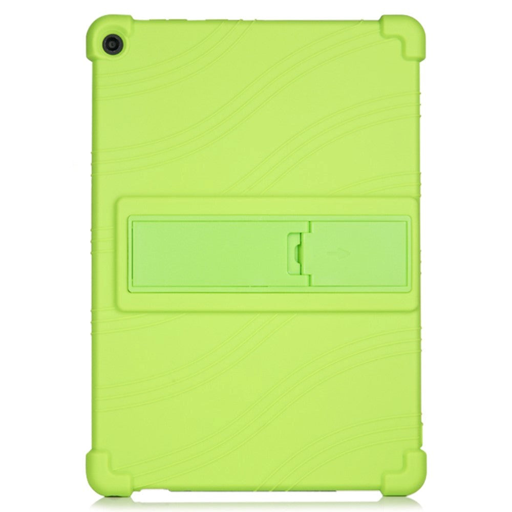 Lenovo Tab M10 FHD (TB-X605) Silicone Case w. Kickstand - Green