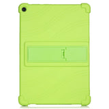 Lenovo Tab M10 FHD (TB-X605) Silicone Case w. Kickstand - Green