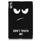 Lenovo Tab P11 Pro Tri-Fold Leather Case - Don't Touch Me